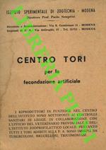 Centro tori per la fecondazione artificiale