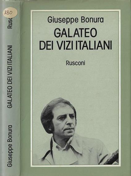 Galateo dei vizi italiani - Giuseppe Bonura - copertina