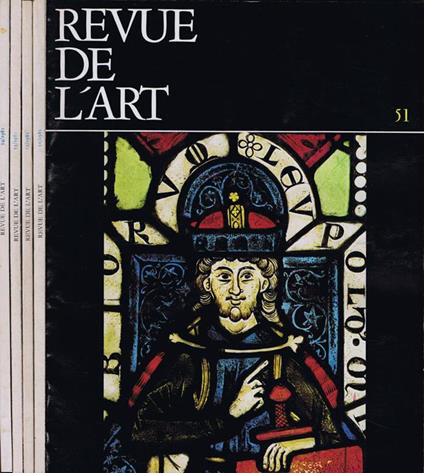 Revue de l'Art. 1981 - copertina