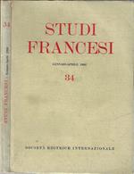 Studi francesi Anno VII N° 34