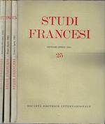 Studi francesi Anno VII N° 25, 26, 27 (annata completa)