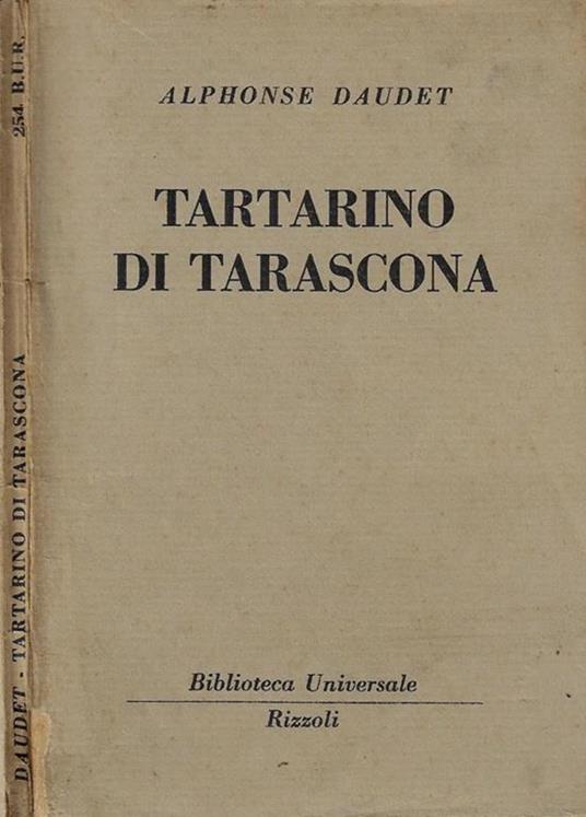 Tartarino di Tarascona - Alphonse Daudet - copertina