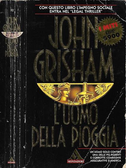 L’uomo della pioggia - John Grisham - copertina