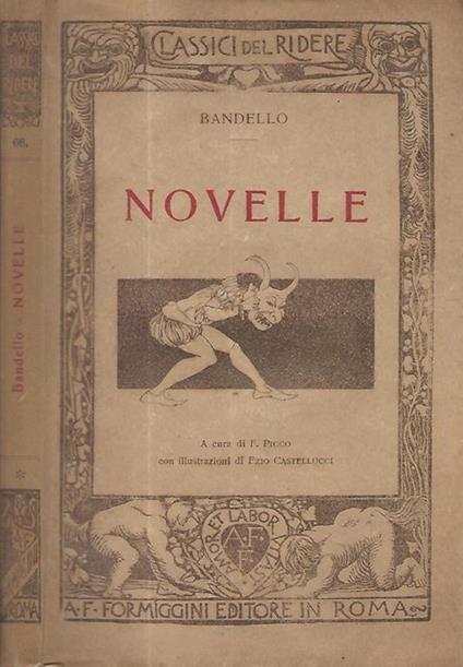 Novelle - Matteo Bandello - copertina