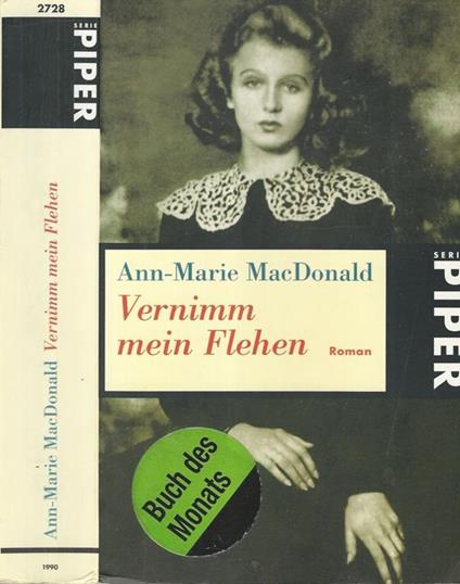 Vernimm mein Flehen - Ann-Marie MacDonald - copertina