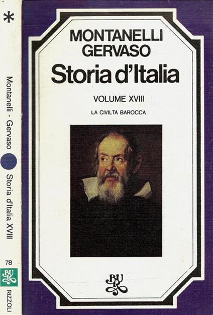 Storia dell'Italia - Indro Montanelli - copertina