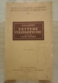 Lettere filosofiche - Pasquale Galluppi - copertina