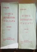 Storia della letteratura italiana Vol.2-Vol.3 - Vittorio Rossi - copertina