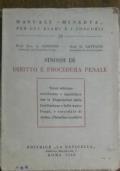 Sinossi di diritto e procedura penale di Prof. Avv. A. Santoro - copertina