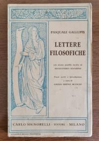 Lettere filosofiche - Pasquale Galluppi - copertina