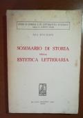 Sommario di storia della Estetica letteraria - Ada Ruschioni - copertina