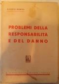 Problemi della responsabilità e del danno - Alberto Montel - copertina