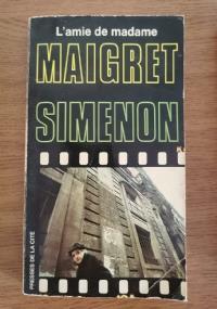 L’amie de Madame Maigret - Georges Simenon - copertina