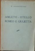 Amleto Otello Romeo e Giulietta - William Shakespeare - copertina