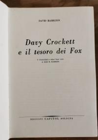 Davy Crockett e il tesoro dei fox - David Hamilton - copertina