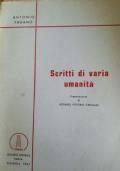 Scritti di varia umanità - Antonio Pagano - copertina