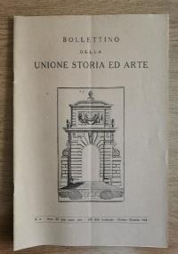 Bollettino della unione storia ed arte n.4 del 1968 - copertina