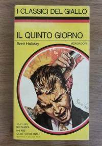 Il quinto giorno - Brett Halliday - copertina