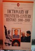 Dictionary of Twentieth-century history 1900- 1989 - Alan Palmer - copertina