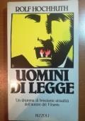 Uomini di legge - Rolf Hochhuth - copertina