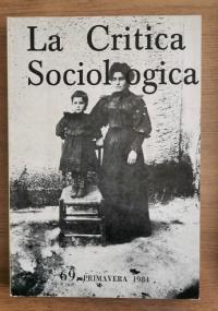 La critica sociologica n.69 del 1984 - copertina