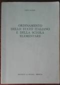 Ordinamento dello stato italiano e della scuola elementare - Luigi Agazzi - copertina