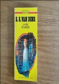 La fine dei Greene - S. S. Van Dine - copertina