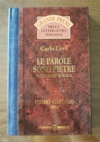 Le parole sono pietre - Carlo Levi - copertina