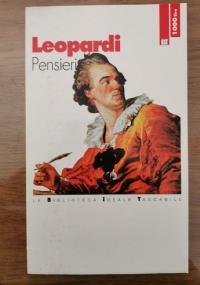 Pensieri - Giacomo Leopardi - copertina