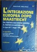 L’integrazione europea dopo Maastricht - Antonio Verrilli - copertina