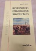 Proposte e prospettive letterario - filosofiche della civiltà italiana - Domenico Corvino - copertina