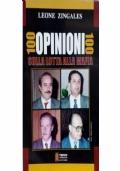 100 opinioni 100 sulla lotta alla mafia - Leone Zingales - copertina
