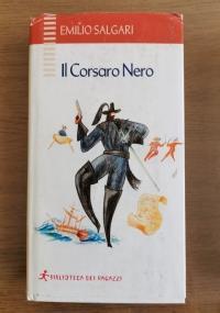 Il corsaro nero - Emilio Salgari - copertina