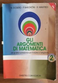 Gli argomenti di matematica 2 - copertina