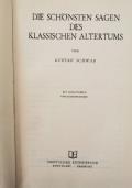 die schonsten sagen des klassichen altertums - Schwab Gustav - copertina