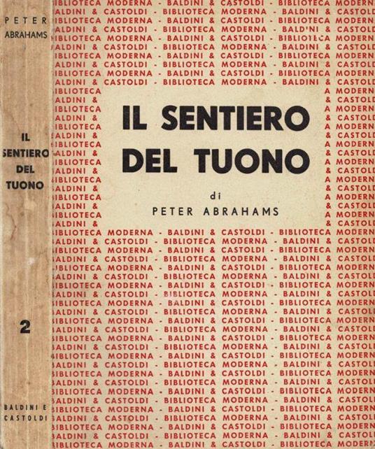 Il sentiero del tuono - Peter Abrahams - copertina