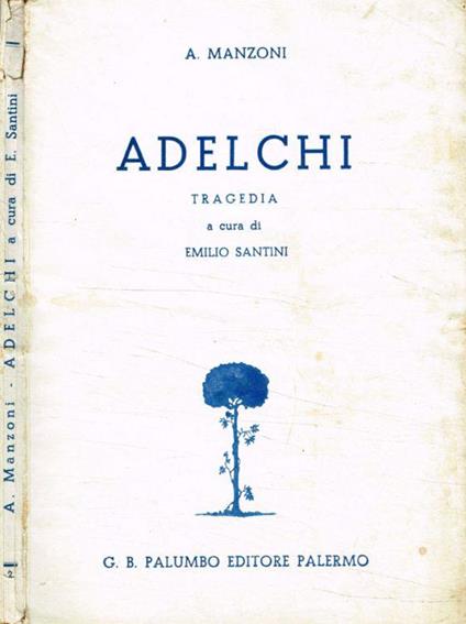 Adelchi - Alessandro Manzoni - copertina