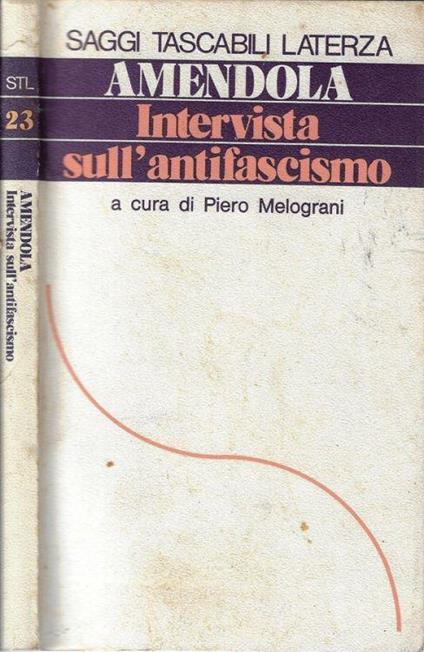 Intervista sull'antifascismo - Giorgio Amendola - copertina