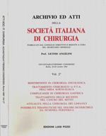 Archivio ed atti della Società Italiana di Chirurgia Vol II