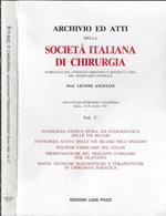 Archivio ed atti della Società Italiana di Chirurgia Vol 3°