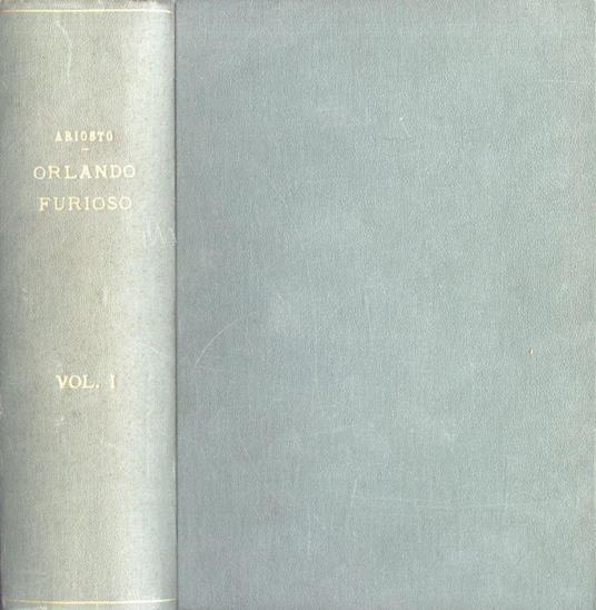 Orlando furioso Vol. I - Ludovico Ariosto - copertina