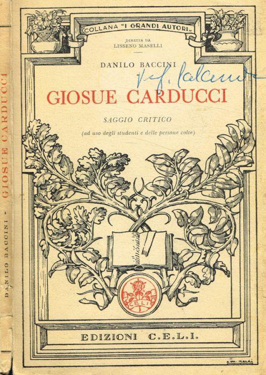 Giosuè Carducci - Danilo Baccini - copertina