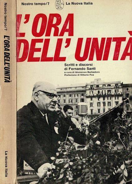 L' ora dell'Unità - Idomeneo Barbadoro - copertina