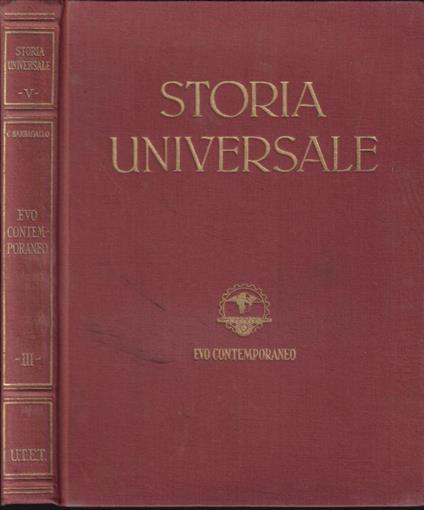 Dalla fine della prima guerra mondiale allo scoppio della seconda (1919-1939)- Parte terza - Corrado Barbagallo - copertina