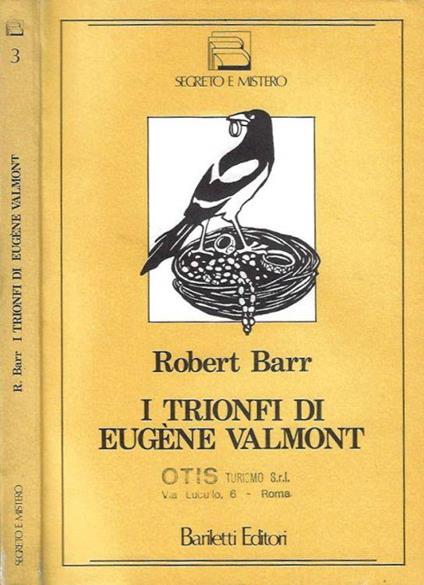 I trionfi di Eugene Valmont - Robert Barr - copertina