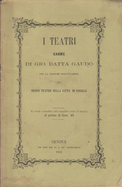 I teatri - Giovanni Battista - copertina