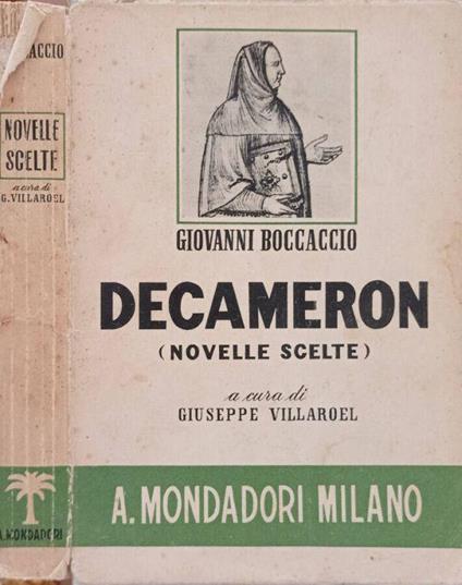 Decameron - Giovanni Boccaccio - copertina