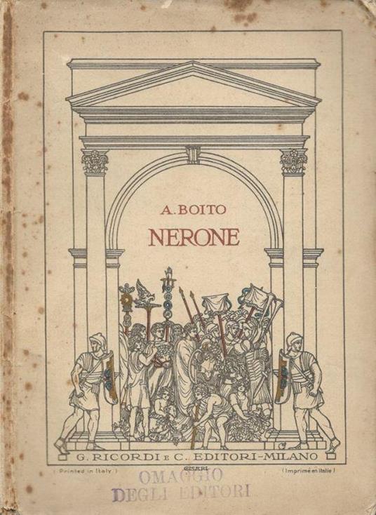 Nerone - Arrigo Boito - copertina