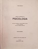 Note e appunti di Psicologia Parte Seconda