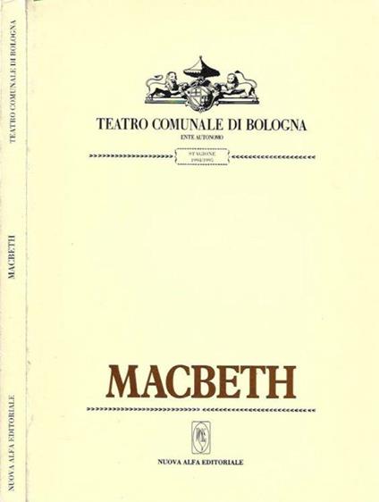 Macbeth - Silvia Camerini - copertina